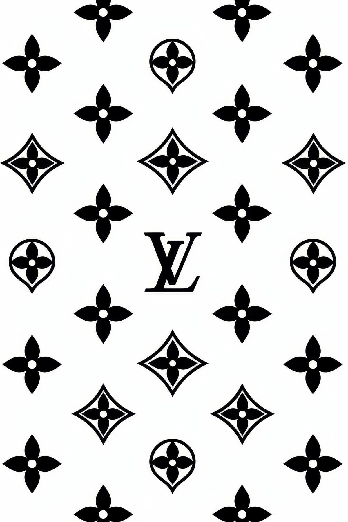 “V” yozuvi yozilgan qora oq devor | Black white wall with design that says v