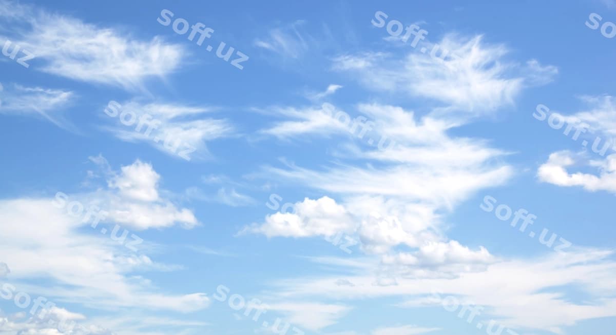 Ko'k osmon bulutlar osmon | Blue sky clouds sky