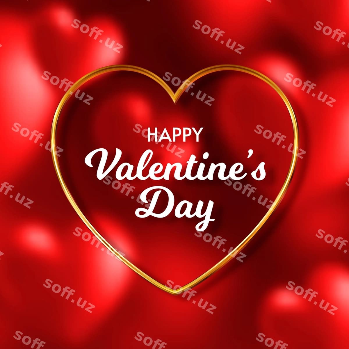 Bulanadi Valentinston orqa fon | Blurred valentine s day background