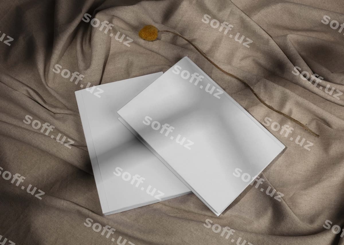 Dori joriy dizayni | Book cover mockup design
