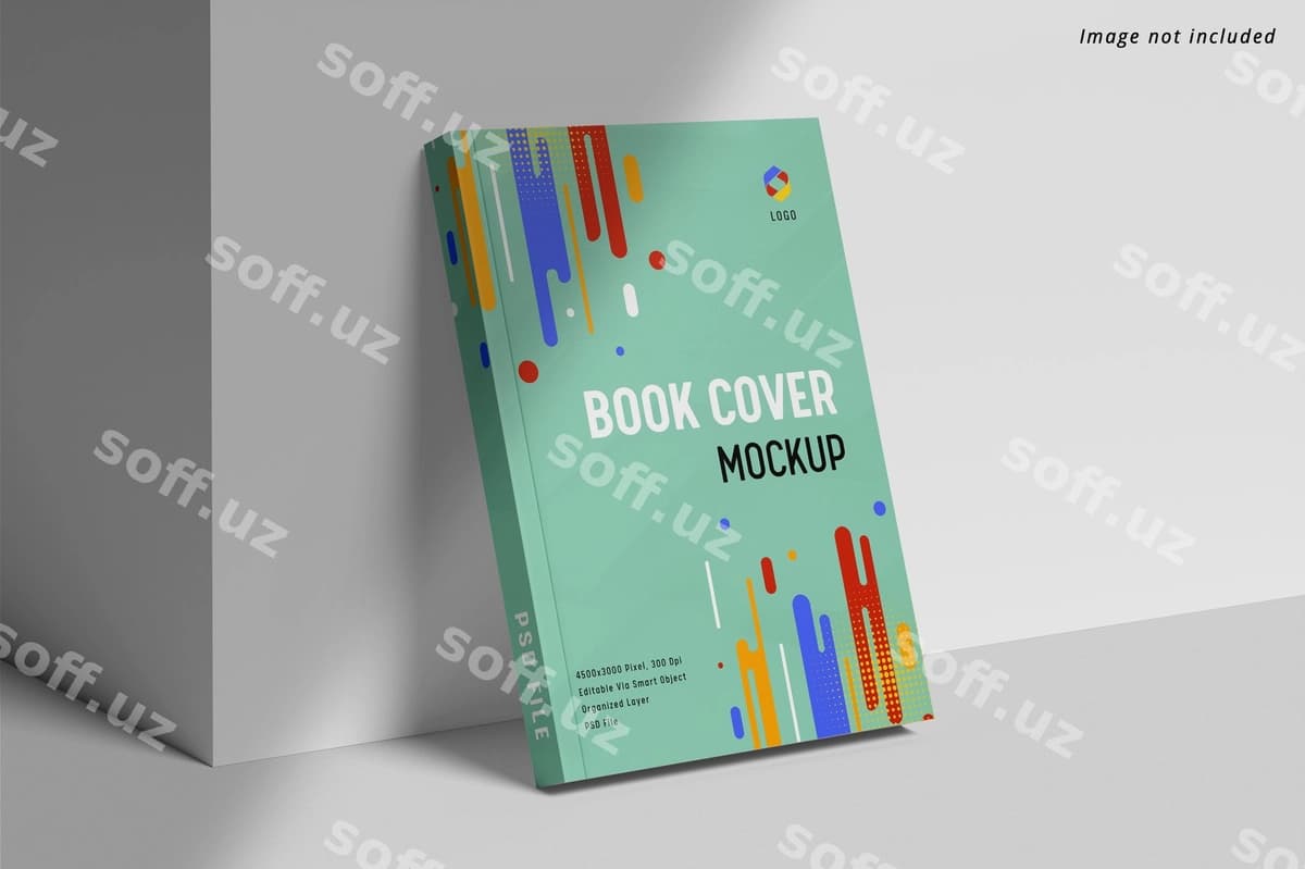 Kitob qop namunasi | Book cover mockup