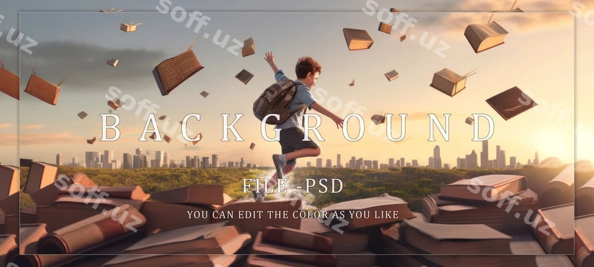 Maktab bolalarning ta'limi uchun kitoblar tushunchasi | Books school children education concept