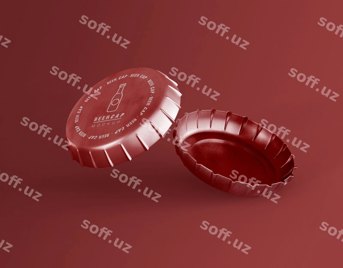 Bottle kap mockup | Bottle cap mockup