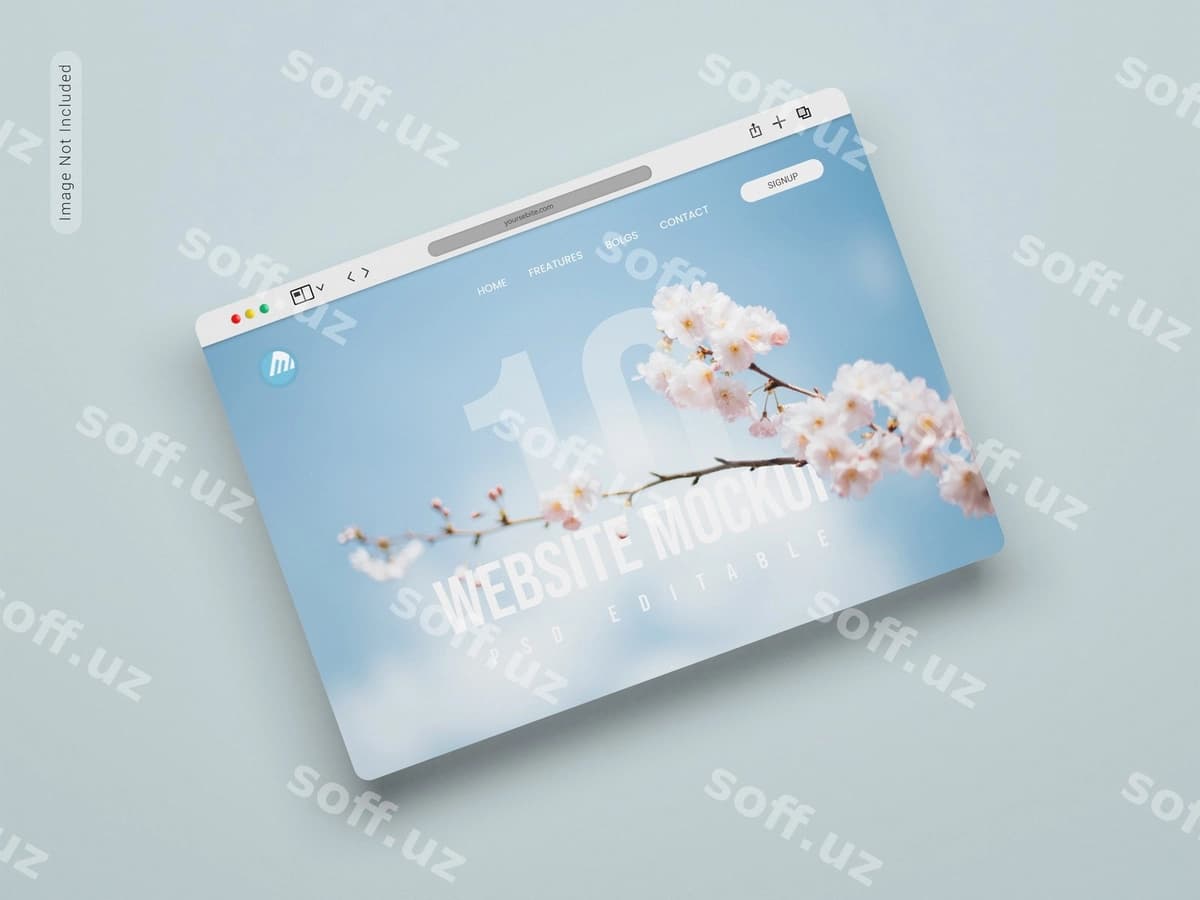 Brauzer ekran namunasi | Browser screen mockup