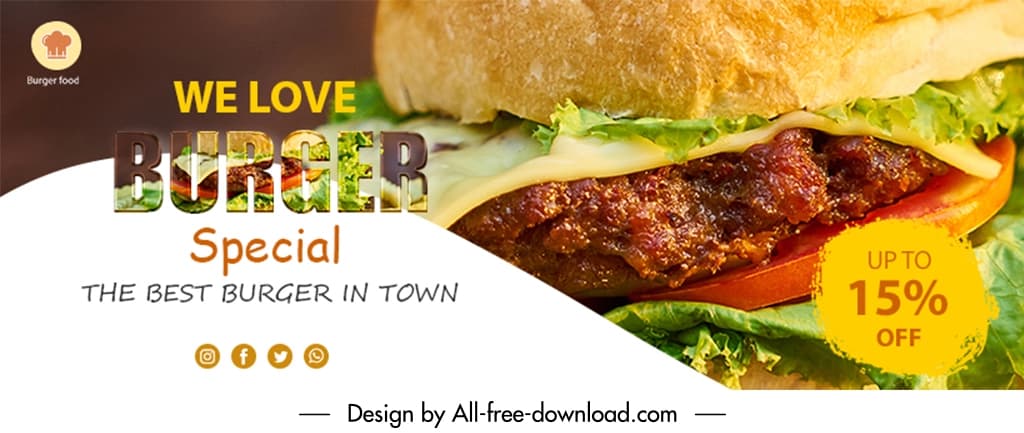 burgers menu facebook cover