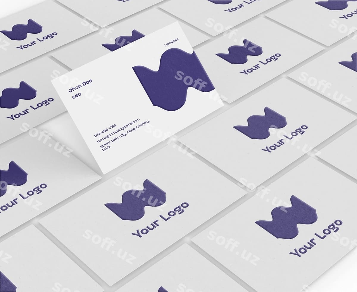Biznes karta maketi | Business card mockup