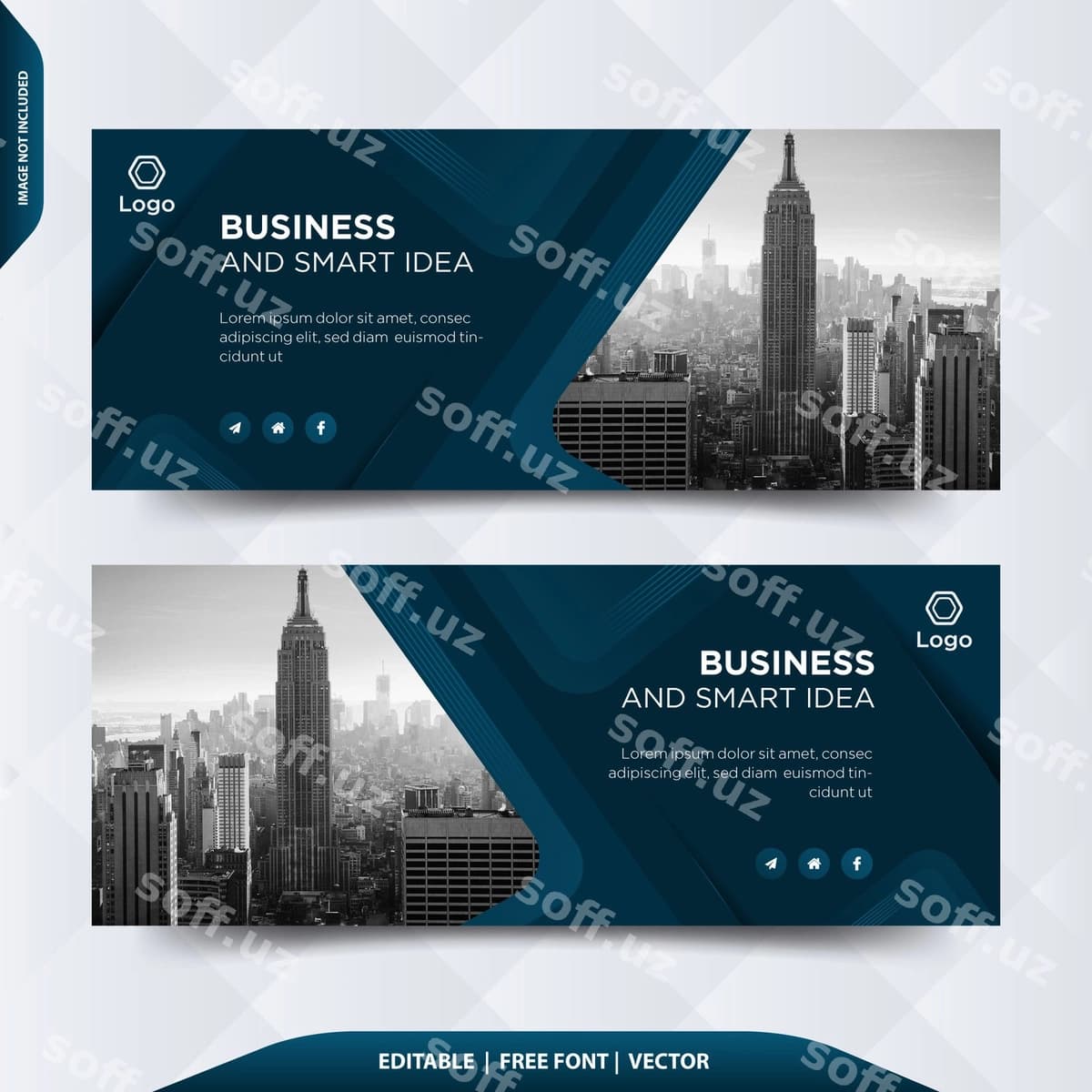 Biznes Facebook varaq qoriq sohiri | Business facebook cover header