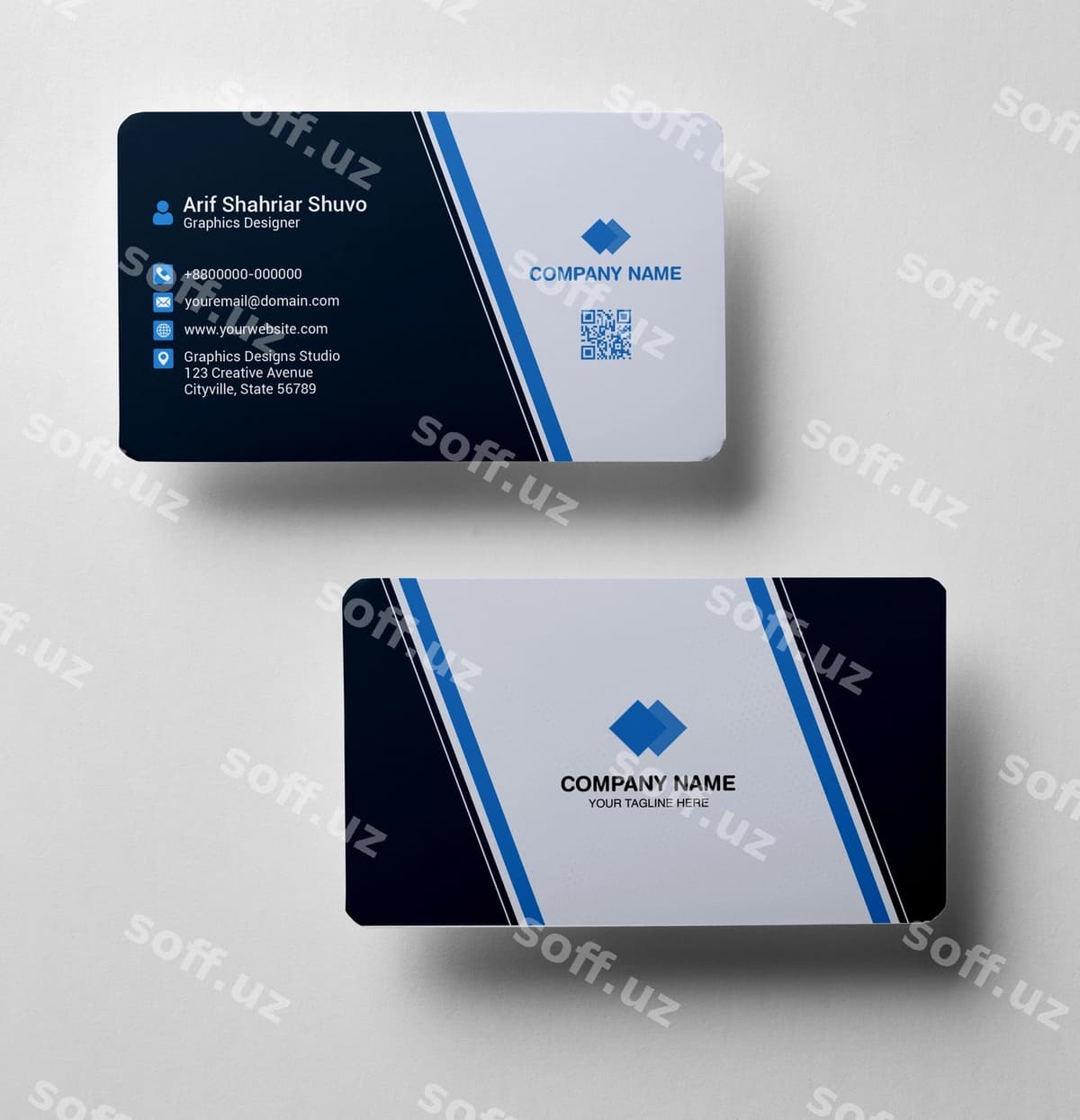 Bizznes vizit karta shabloni | Business visiting card template