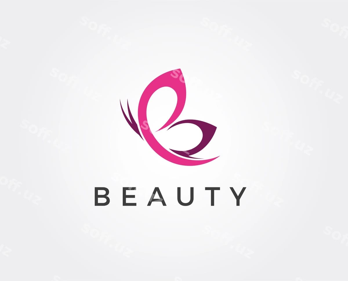 Papilon logo shabloni | Butterfly logo template
