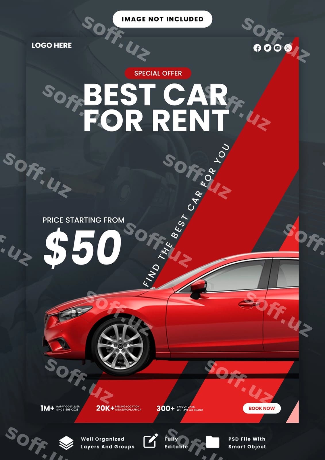 Mashina poster dizayni | Car poster design
