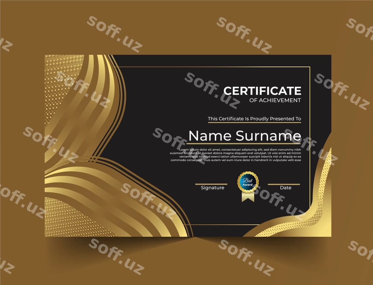 Sertifikat diplom | Certificate diploma