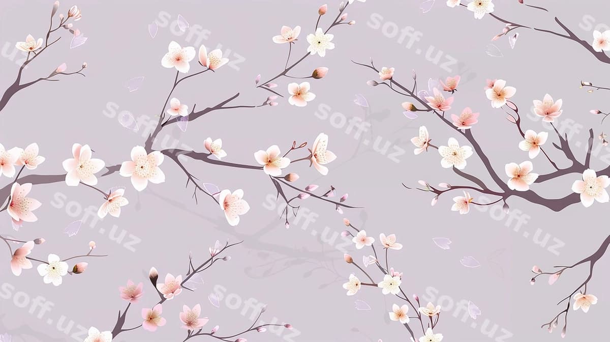 Gilos mevasi foni | Cherry blossom background
