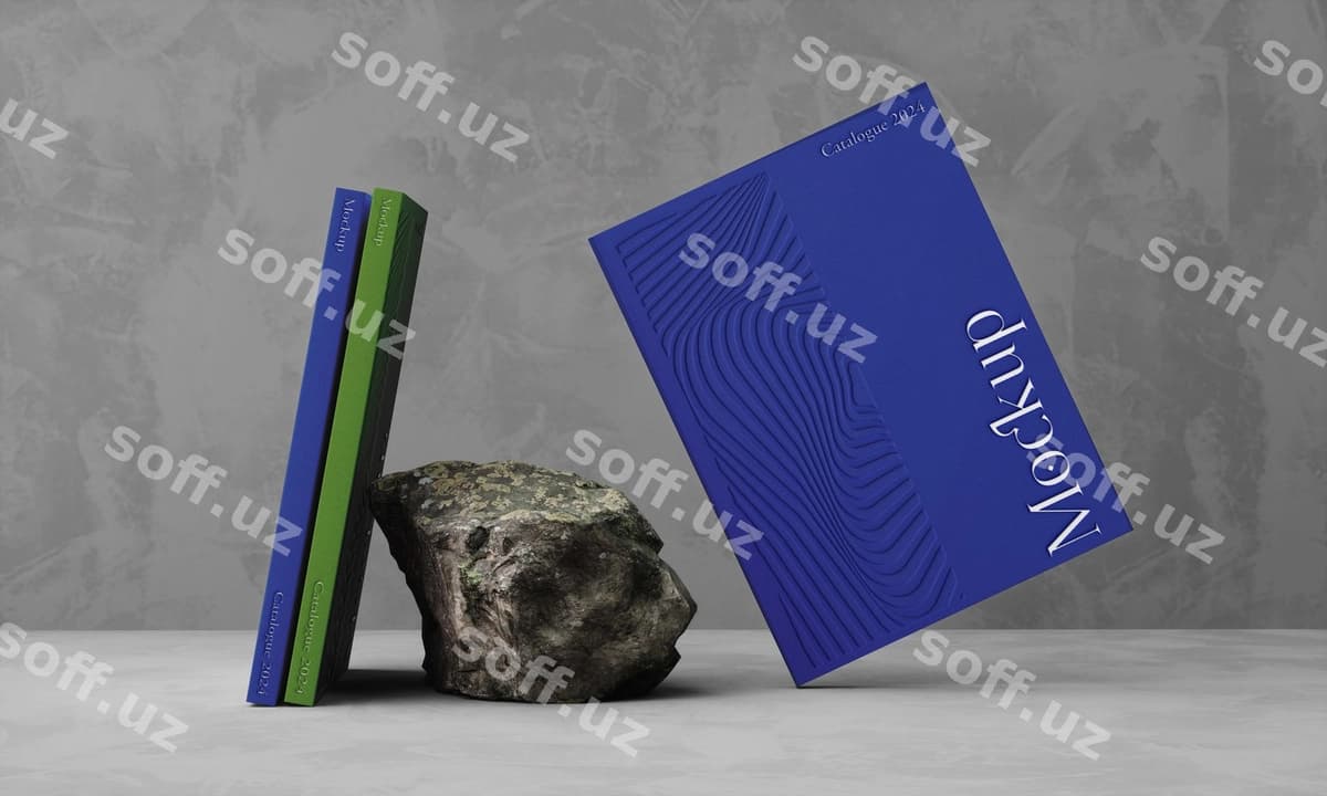 Yaqin qarash kitob qopliri mockup | Close up book cover mockup