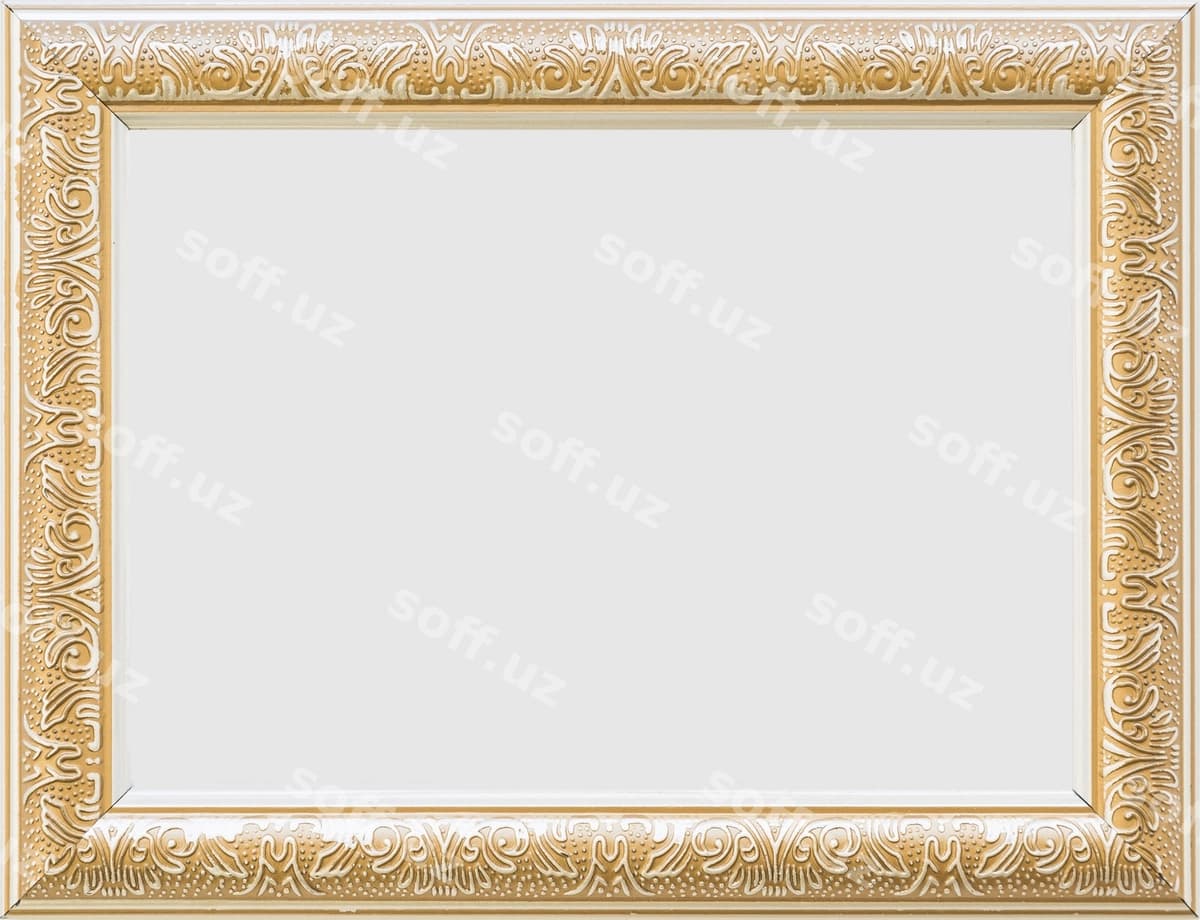 Yakor oltin bo'sh oq ramka | Close up golden blank white frame