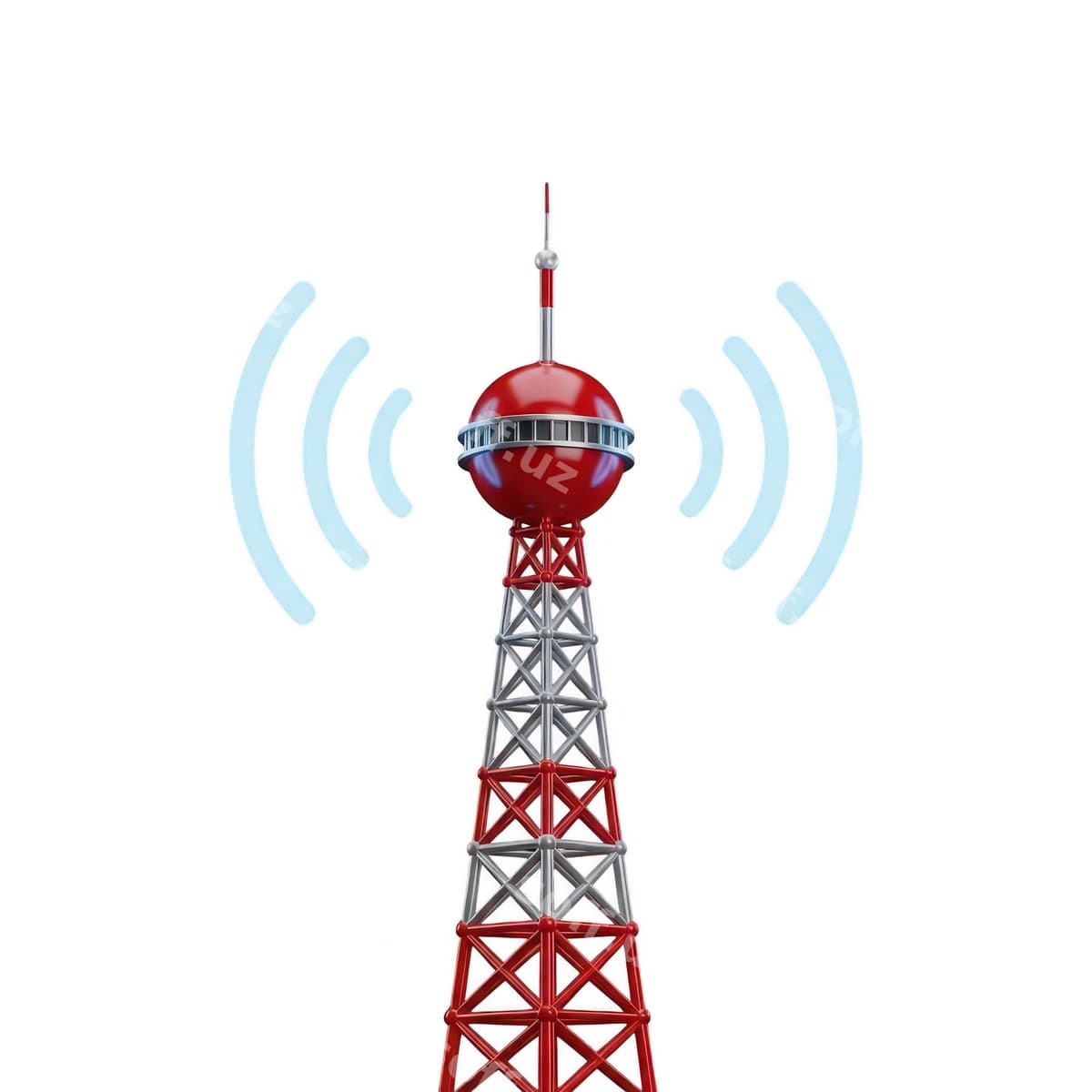 Kommunikatsiya kula signallar tarqatuvchi | Communication tower transmitting signal