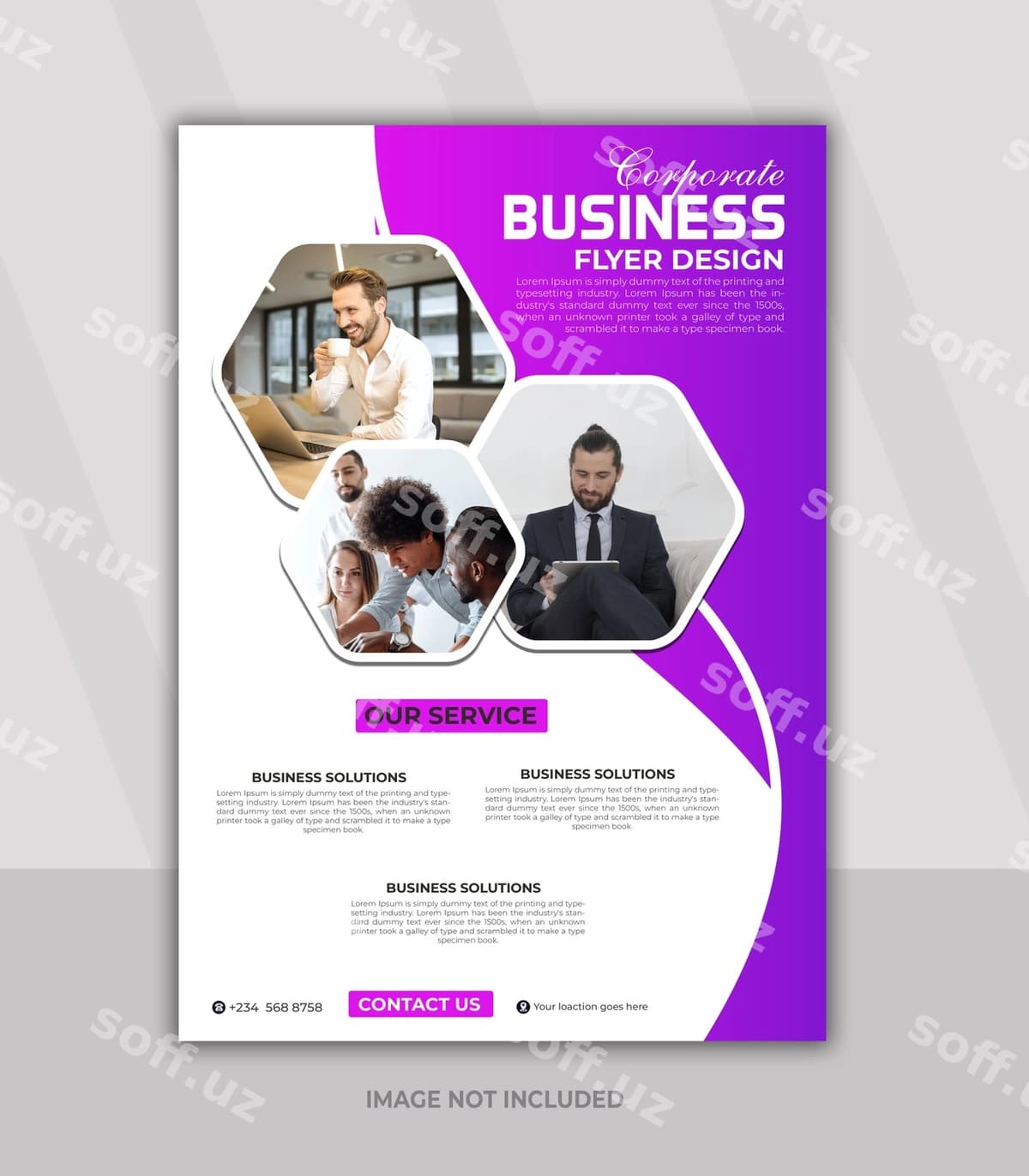 Korporativ biznes flyer dizayni | Corporate business flyer design
