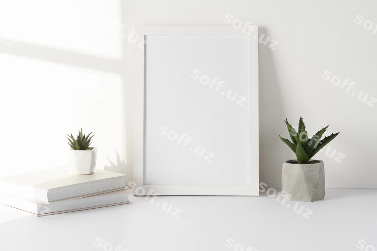Diploma ramasi mockup dizayni | Diploma frame mockup design