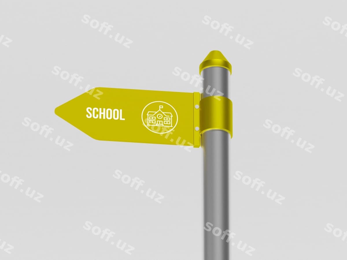 Yo'nalish stend namunasi | Direction stand mockup