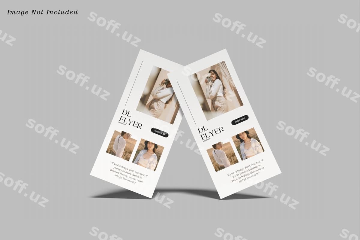 DL flyer modeli | Dl flyer mockup