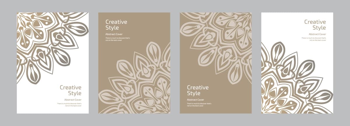 Izolyatsiya qilingan hisobot shablonining ijodiy biznes taqdimoti tartibi geometrik | Isolated report template creative business presentation layout geometric