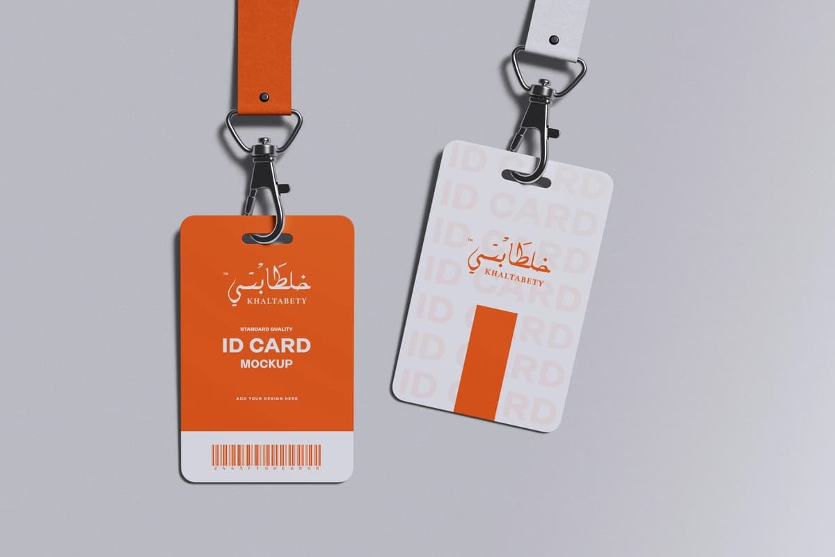 Id karta maketi | Id card mockup
