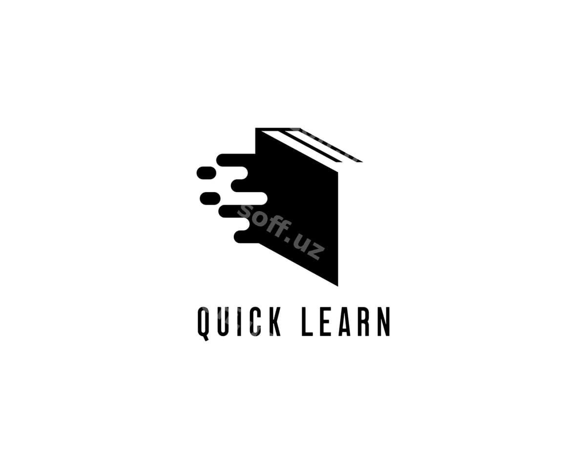 Ta'lim kitobi logotipi grafik ilustratsiya | Education book logo graphic illustration