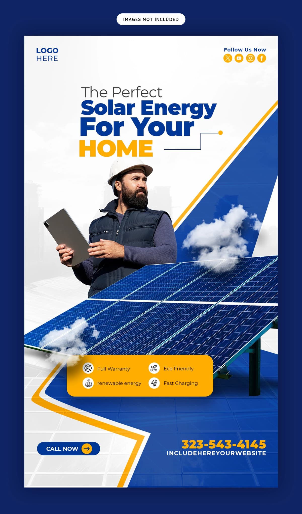 Quyosh Energetikasi Story Shabloni
