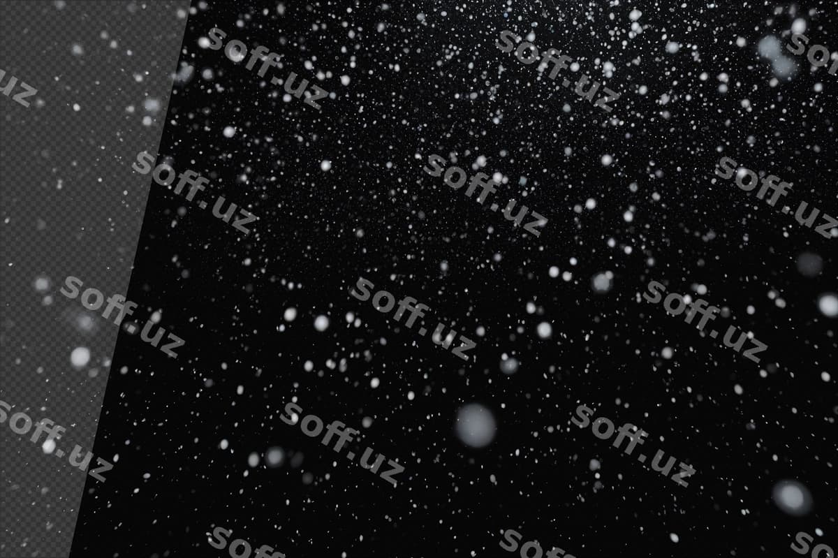 Yog'ayotgan qor | Falling snow