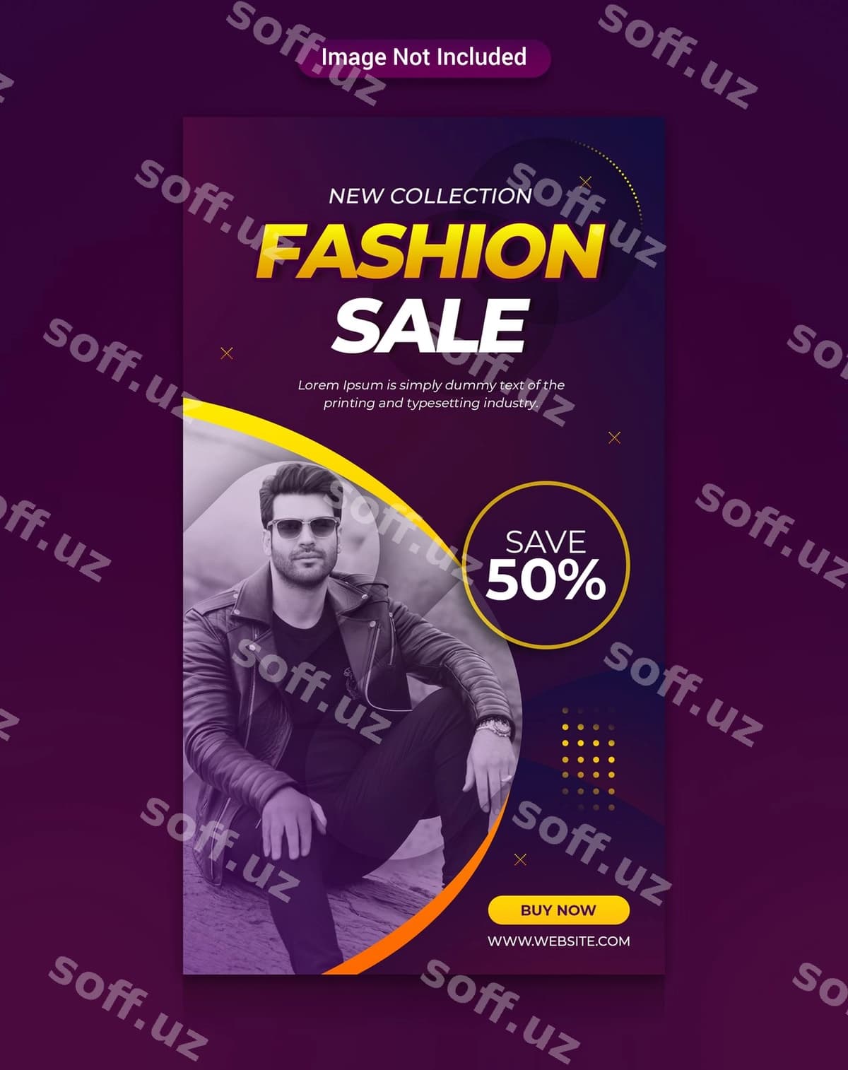 Moda aktsiyasi Instagram xotiralari shabloni | Fashion sale instagram stories template
