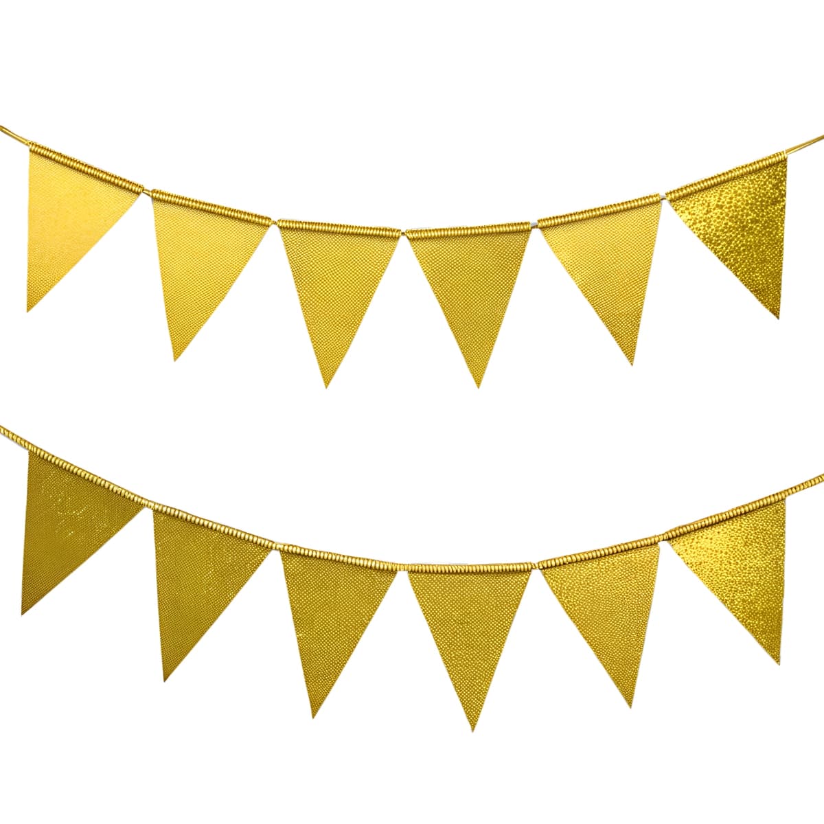 Oltin bunting banner partiya bezaklari | Golden bunting banner party decorations