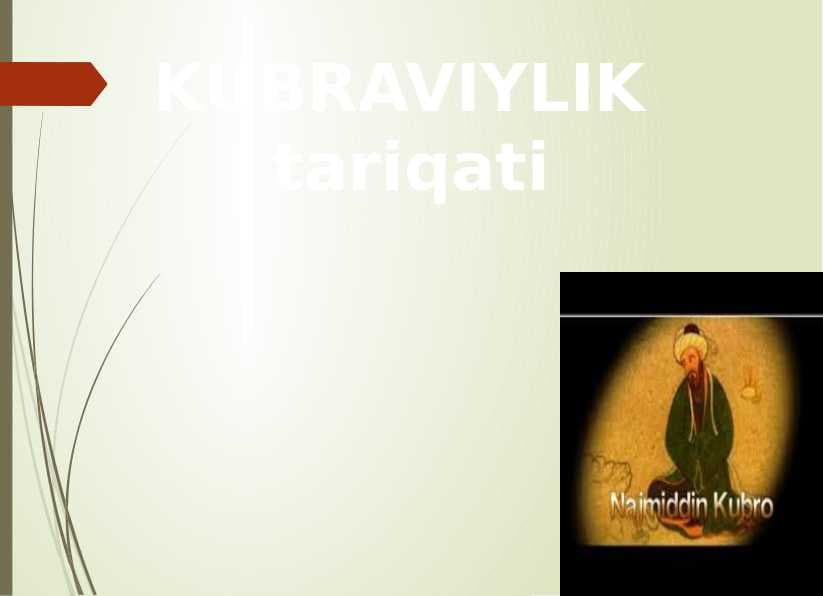 KUBRAVIYLIK  tariqati