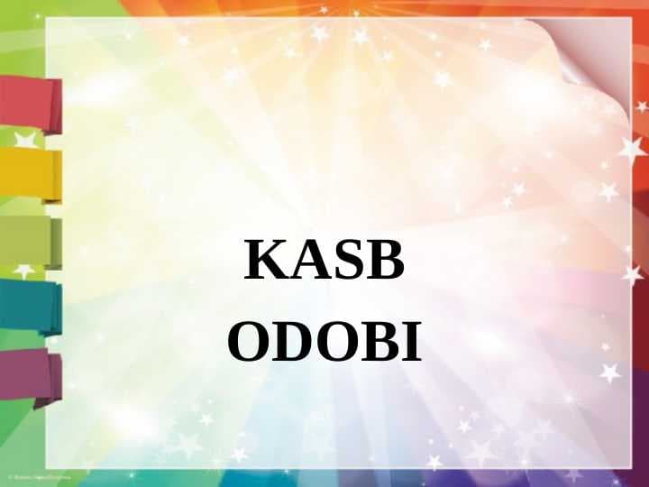 KASB ODOBI