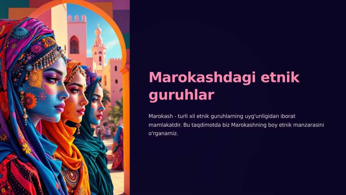 Marokashdagi etnik guruhlar