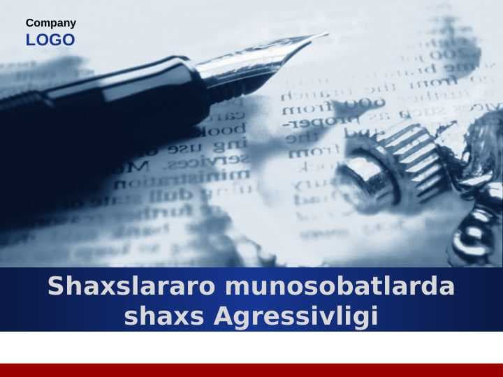Shaxslararo munosobatlarda shaxs Agressivligi