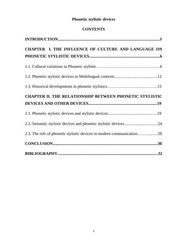 Phonetic stylistic devices