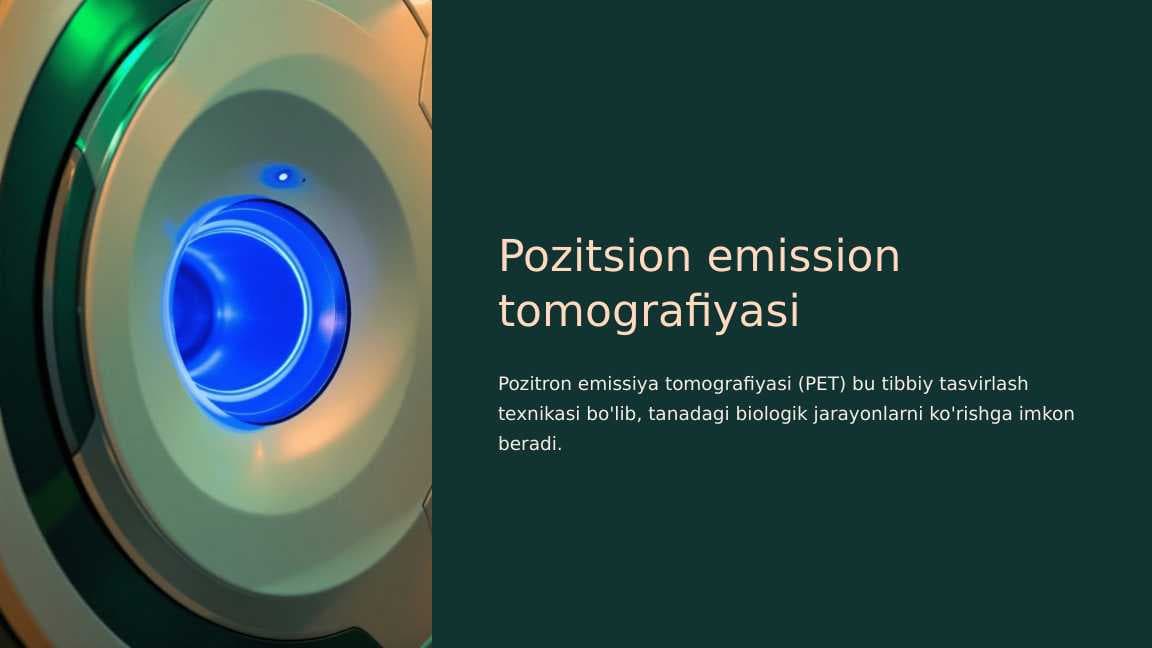 Pozitsion emission tomografiyasi