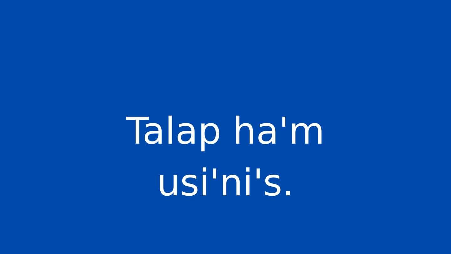 Talap ha'm usınıs