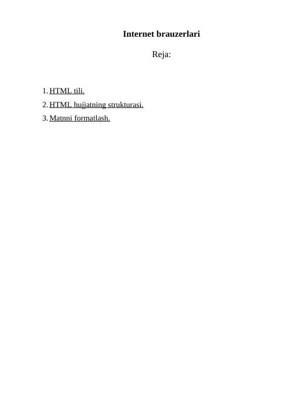 Internet brauzerlari