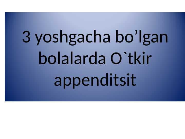 Apenditsit ppt