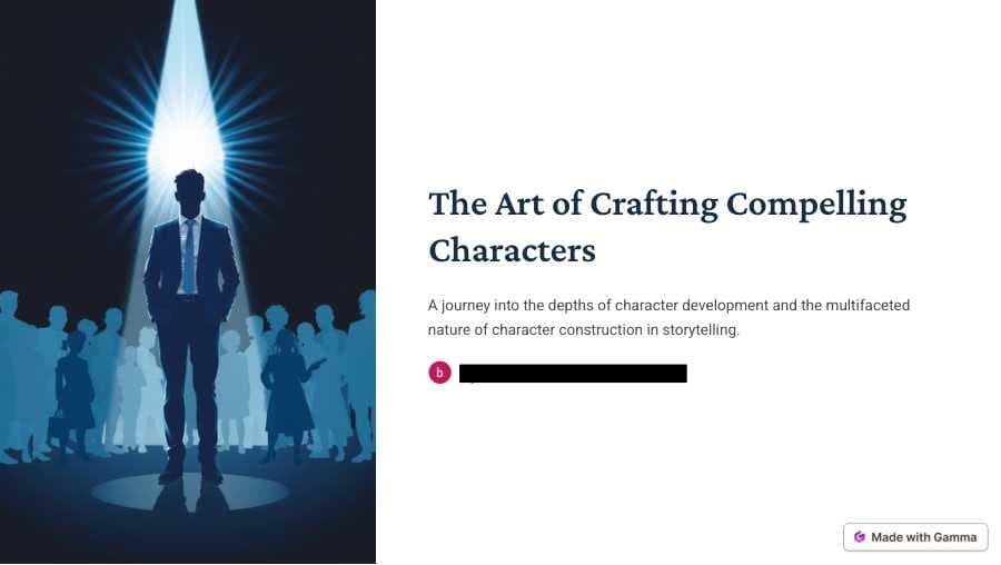 The Art of Crafting Compelling Characters