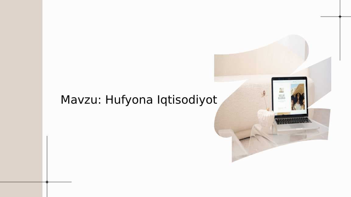 Hufyona Iqtisodiyot