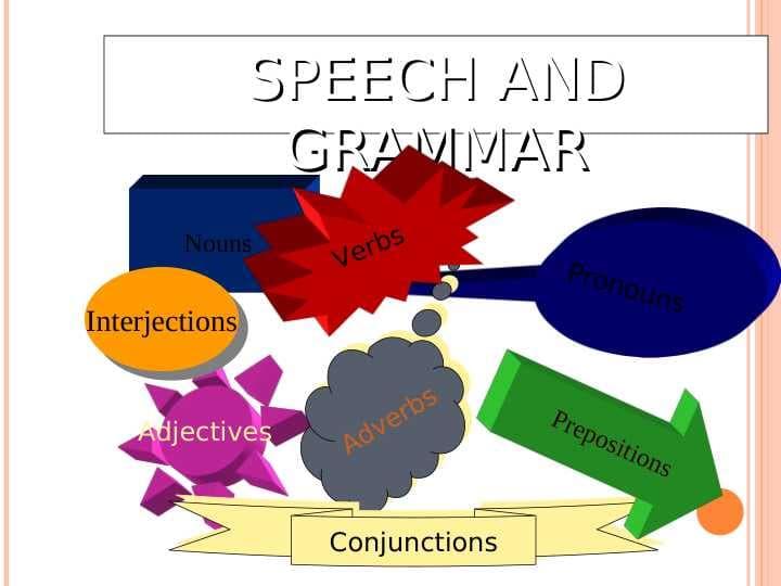 speech and grammar