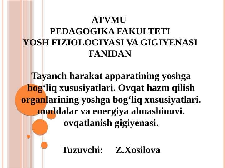 Tayanch va hazm tizimi