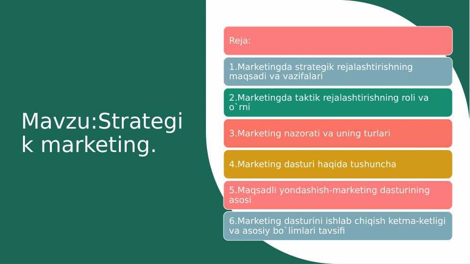 Strategik marketing