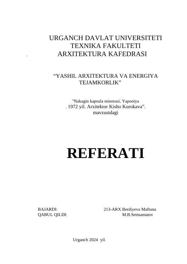 Nakagin kapsula minorasi