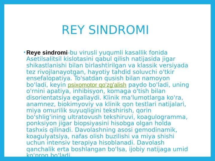 Reyn sindromi