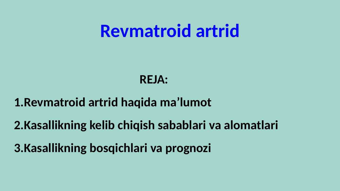 Revmatroid artrid
