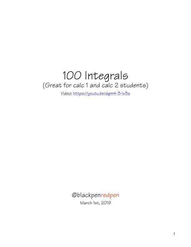 100 ta integral