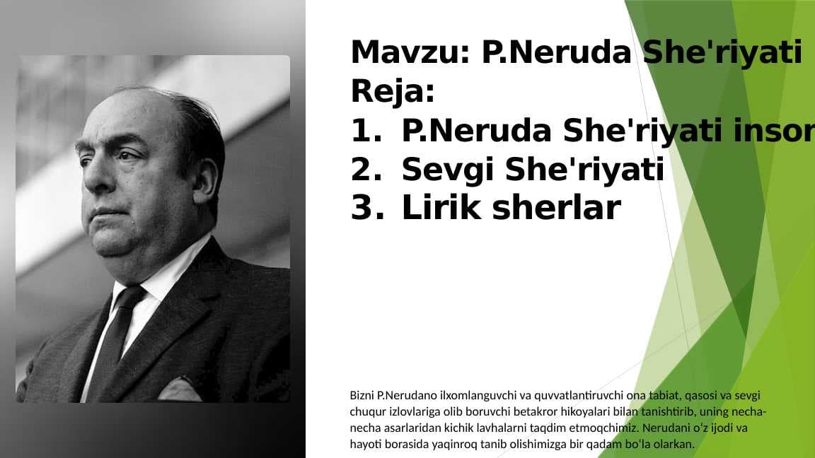 P.Neruda She'riyati