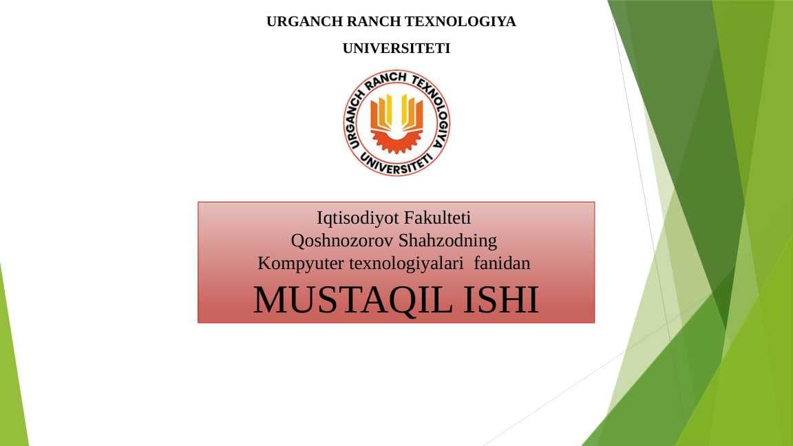 Menejment axborot tizimlari